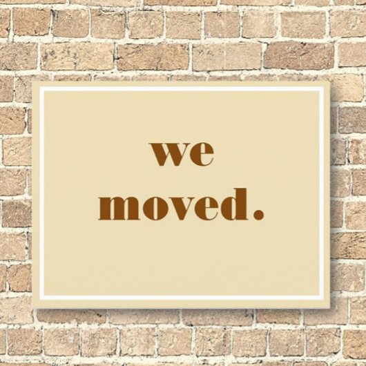 引っ越した!新しいアドレスポストカード シーズンポストカード