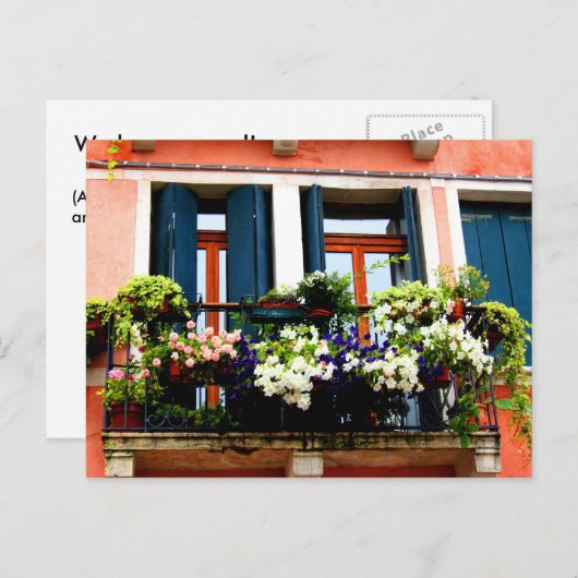 引っ越した! 案内ポストカード (正面/裏面)