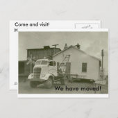 引っ越した! 案内ポストカード (正面/裏面)
