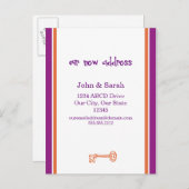 引っ越した! 案内ポストカード (正面/裏面)