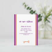 引っ越した! 案内ポストカード (スタンド正面)