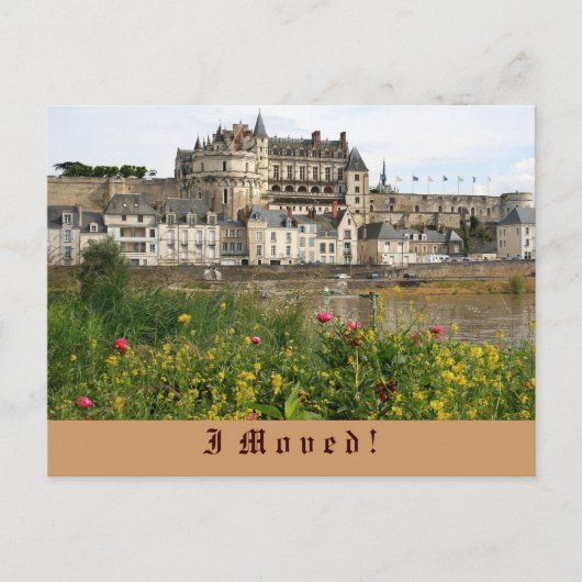 引っ越した！ 案内ポストカード (正面)