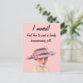 引っ越した! 案内ポストカード (スタンド正面)