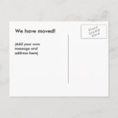 引っ越した！ 案内ポストカード (裏面)