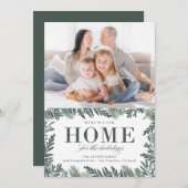 引っ越しのお知らせの新居 シーズンカード (正面/裏面)