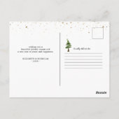 引っ越しのお知らせの新居 ポストカード (裏面)