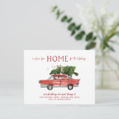 引っ越しのお知らせの新居 ポストカード (スタンド正面)