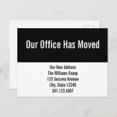 引っ越しのお知らせはがきを引っ越しました 案内ポストカード (正面/裏面)