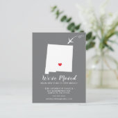 引っ越しのお知らせ州ニューメキシコポストカード ポストカード (スタンド正面)