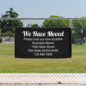 引っ越しのお越し先はブラック 横断幕 (インサイチュ)