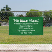 引っ越しのお越し先は緑 横断幕 (インサイチュ)