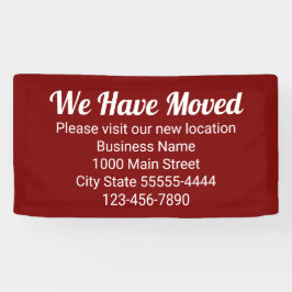 引っ越しのお越し先はDk Red 横断幕