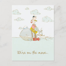 引っ越しはがきに入りました ポストカード