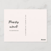 引っ越しましたおもしろいの再移転発表 ポストカード (裏面)