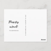 引っ越しましたおもしろいの再移転発表 ポストカード (裏面)