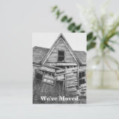 引っ越しましたおもしろいオールドダラプティハウス 案内ポストカード (スタンド正面)