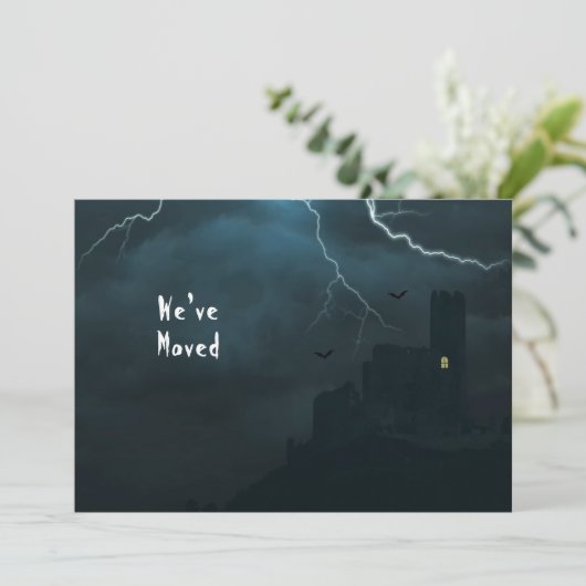 引っ越しましたおもしろいニュー不気味ホームダークキャッスル 案内状 (スタンド正面)