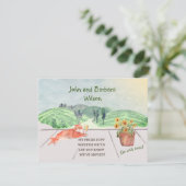 引っ越しましたおもしろいファミリーの猫祝の移動 案内状 (スタンド正面)