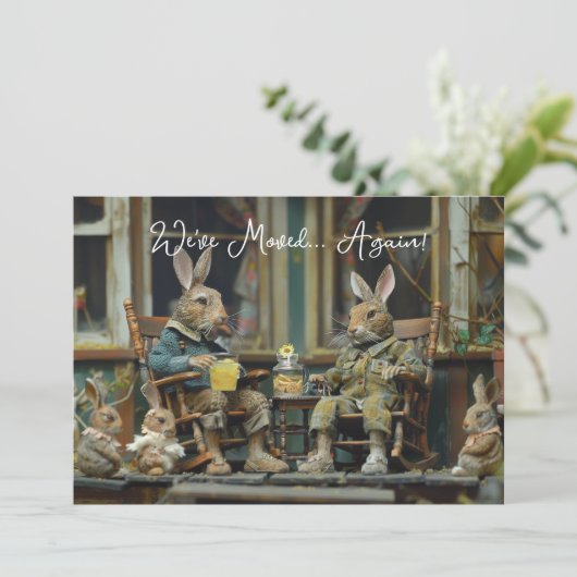 引っ越しましたおもしろい再びRabbit新しいアドレス (スタンド正面)