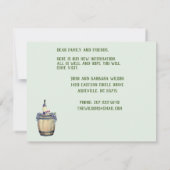 引っ越しましたおもしろい家族犬の予算の引越しアナウンス 案内状 (裏面)