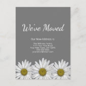 引っ越しましたお洒落デイズニューホームグレー 案内ポストカード (正面)