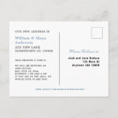 引っ越しましたお洒落ハウスオンホイールオープンハウス インビテーションポストカード (裏面)