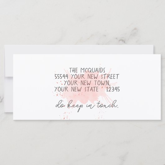 引っ越しましたお洒落水彩レタリング (裏面)