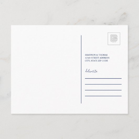 引っ越しましたからアラスカ インビテーションポストカード (裏面)