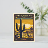 引っ越しましたからアリゾナ |ヴィンテージはがき ポストカード (スタンド正面)