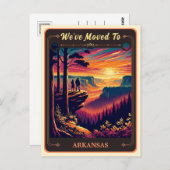 引っ越しましたからアーカンソー |ヴィンテージはがき ポストカード (正面/裏面)