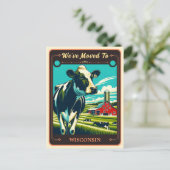 引っ越しましたからウィスコンシン |ヴィンテージはがき ポストカード (スタンド正面)