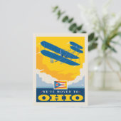 引っ越しましたからオハイオ インビテーションポストカード (スタンド正面)