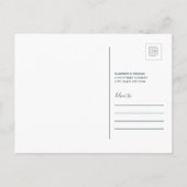 引っ越しましたからカリフォルニア インビテーションポストカード (裏面)