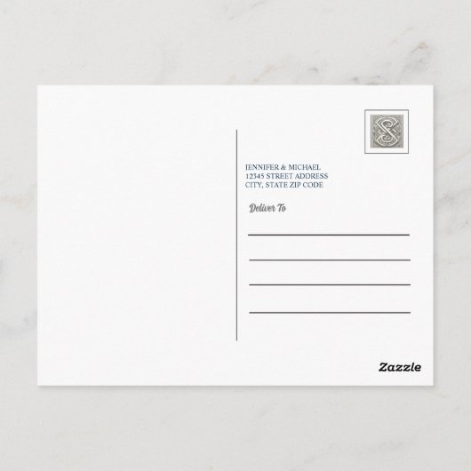 引っ越しましたからカリフォルニア |ヴィンテージはがき ポストカード (裏面)