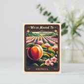 引っ越しましたからグルジア |ヴィンテージはがき ポストカード (スタンド正面)