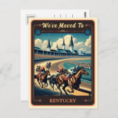 引っ越しましたからケンタッキー |ヴィンテージはがき ポストカード (正面/裏面)