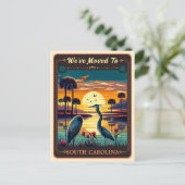 引っ越しましたからサウスカロライナ |ヴィンテージはがき ポストカード (スタンド正面)