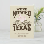引っ越しましたからダラスへのテキサス州発表 招待状 (スタンド正面)