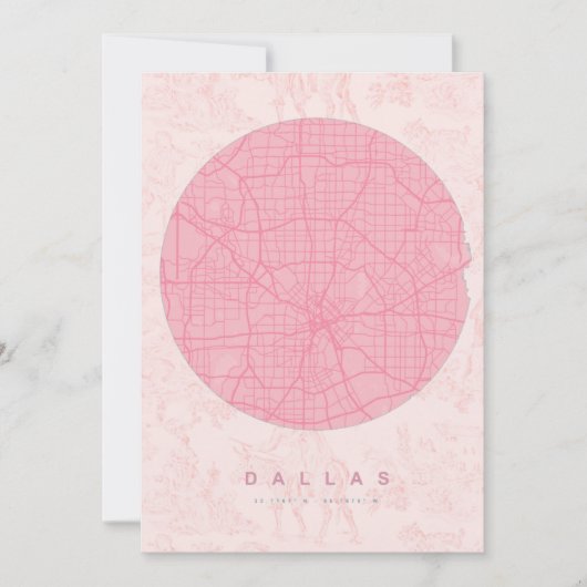 引っ越しましたからダラスへの移行発表 招待状 (正面)