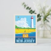 引っ越しましたからニュージャージー インビテーションポストカード (スタンド正面)