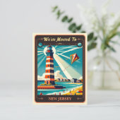 引っ越しましたからニュージャージー |ヴィンテージはがき ポストカード (スタンド正面)