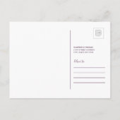 引っ越しましたからニューメキシコ インビテーションポストカード (裏面)