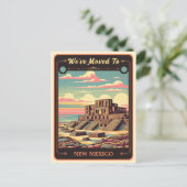 引っ越しましたからニューメキシコ |ヴィンテージはがき ポストカード (スタンド正面)