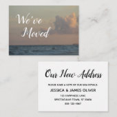 引っ越しましたからビーチ、フォトエンクロージャカード エンクロージャーカード (正面/裏面)