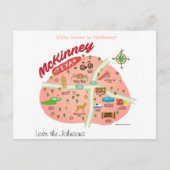 引っ越しましたからマッキニーテキサス州葉書 案内ポストカード (正面)