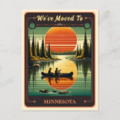 引っ越しましたからミネソタ |ヴィンテージはがき ポストカード (正面)