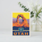 引っ越しましたからユタ インビテーションポストカード (スタンド正面)