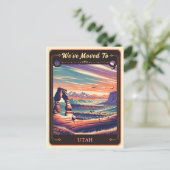 引っ越しましたからユタ |ヴィンテージはがき ポストカード (スタンド正面)