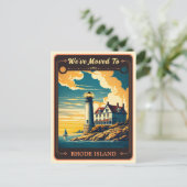 引っ越しましたからロードアイランド |ヴィンテージはがき ポストカード (スタンド正面)