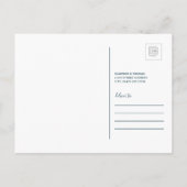 引っ越しましたからワシントン インビテーションポストカード (裏面)